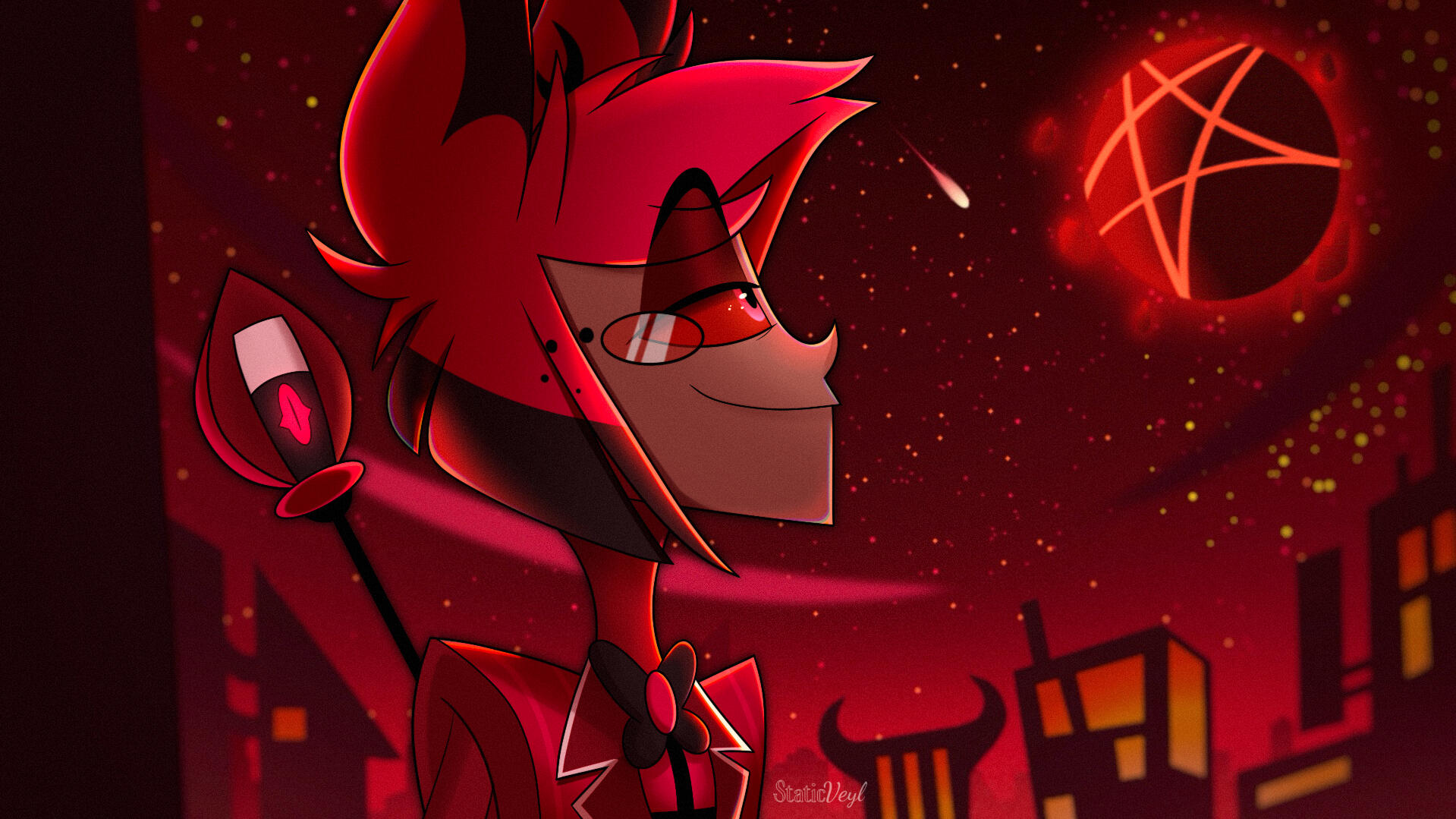 Alastor stargazing